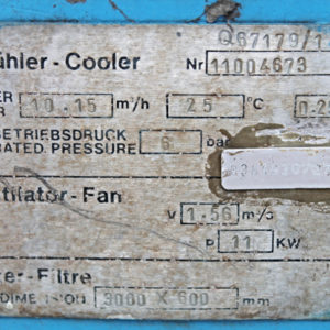 ABB Q67179/1 Kühler / Cooler für/for ABB DC Motor DMA – Series