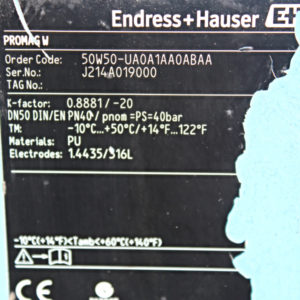 Endress+Hauser 50W50-UA0A1AA0ABAA Durchflussmessgerät