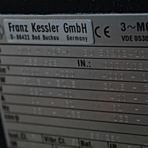 KESSLER DMQ.4.ADF-C Hauptspindelmotor / electric motor