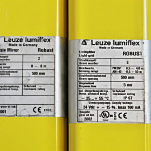 LEUZE Lumiflex RRT22 Transceiver + PM 2 -500V Passiv Mirror
