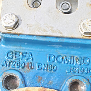 AT200 DN80 JS1030 Plattenschieber Gefa Domino