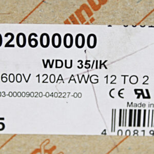 Weidmüller WDU 35/IK 1020600000 19 Stk Reihenklemmen -OVP/unused-