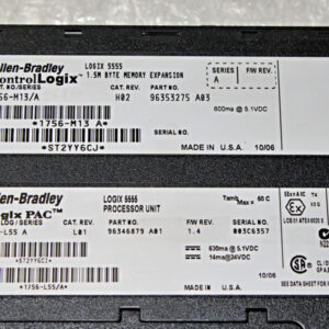 ALLEN-BRADLEY 1756-M13/A 1756-L55/A LOGIX 5555 Processor UNIT