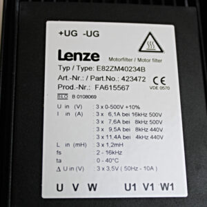 Lenze E82ZM40234B Motorfilter -OVP/unused-